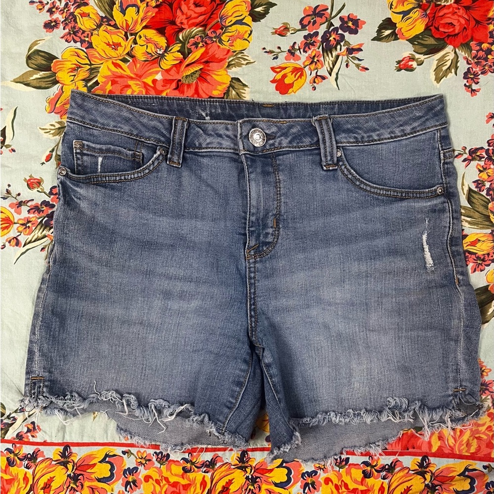 Seven7 Women's Blue Jean Shorts